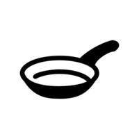Frying Pan Icon Essential Kitchen Tool Frying vector