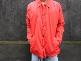 Red Windbreaker Jacket Front photo