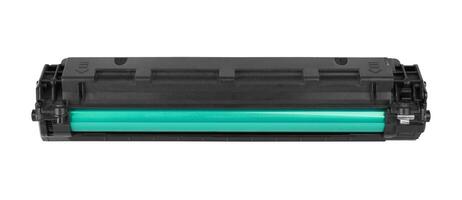 Cartridge for laser printer isolated on white back photo