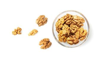 Walnut on a white background photo