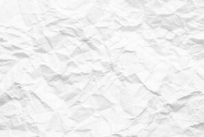 Top view of wrinkled paper photo