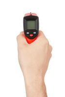 Thermometer for diagnostic in hand photo