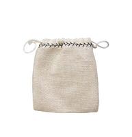 Canvas pouch with rope photo