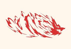 Ghost power force explosion illustration games element isolated editable vector