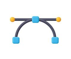 Colorful vector design with nodes