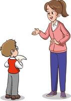 Teacher and student interaction vector
