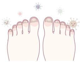 Maintaining Healthy Feet Effective Ways to Guard Against Various Viruses and Infections vector