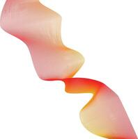 Abstract red yellow gradient flowing lines banner vector