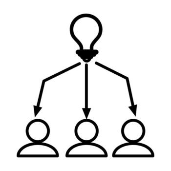 CRM outline icons, minimalist illustration ,simple transparent graphic element .Isolated on transparent background vector