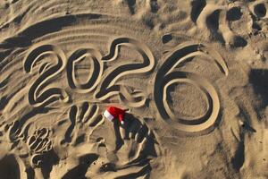 2026 Written in the Sand Christmas and New Year photo