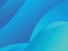 Abstract Fluid Shapes in Shades of Blue vector