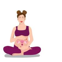 World Menopause Day. Medicine concept vector