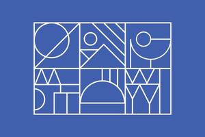 minimalism nordic scandinavian geometric lines vector