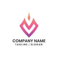 Logo Gradient Abstract vector