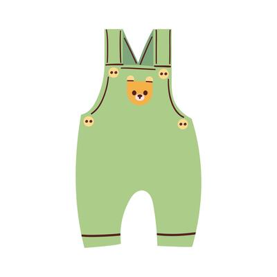 Toddler Kids, Infant Baby clothe Sleep Full Bodysuit, Fashion Flat Sketch Illustration Flat Drawing, Template cartoon illustration isolate on white .
