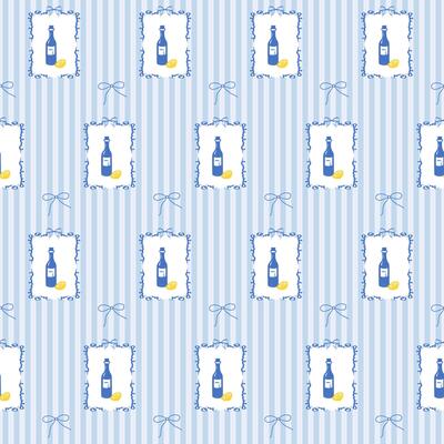 Wine Drink Seamless Pattern Background. Sketch Vintage Wrapping Paper Print. Doodle Line Mediterranean Wine Bottle Amalfi Style Stroke Symbol Textile Swatch. Striped Minimalist Drawn Surface Art