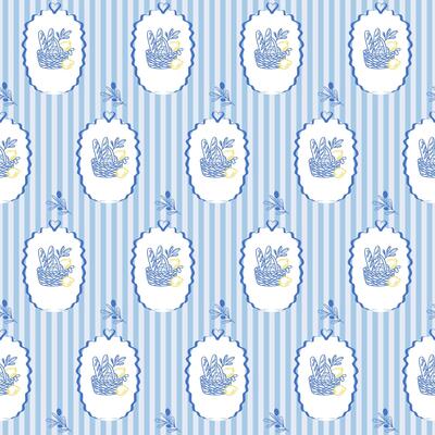 Seamless Outline Bread Baguette Basket Pattern Background. Sketch Vintage Wrapping Paper Print. Doodle Line Mediterranean Amalfi Style Stroke Symbol Textile Swatch. Striped Hand Drawn Surface Design