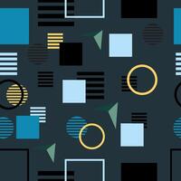 Colorful geometric pattern design vector