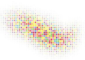 Abstract background with a colourful pixel design vector