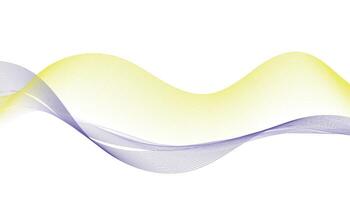 Yellow and Purple Abstract Wave Background vector