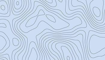Blue Background with Lines and Curves vector