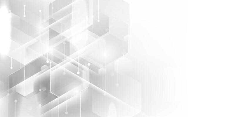 Abstract white background with a geometric design