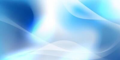 Blue abstract background with waves vector