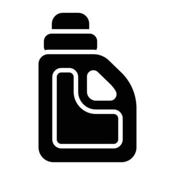 Simple Detergent glyph icon. The icon can be used for websites, print templates, presentation templates, illustrations, etc vector