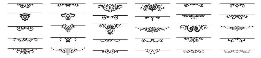 Dividers and design elements collection. vector