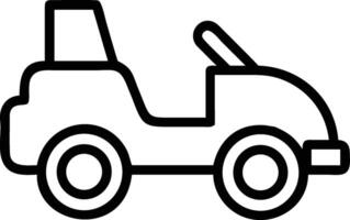 Outline car vehicle automobile transport wheel design automotive drive travel machine simple transportation icon vector