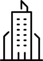 Skyscraper building city architecture urban cityscape office tower structure business downtown design modern line vector