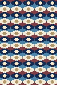 Geometrical Repeat Hexagonal Pattern vector