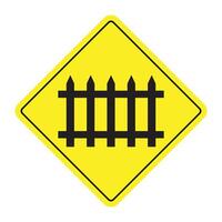 The Illustration of Railway Crossing Barriers vector