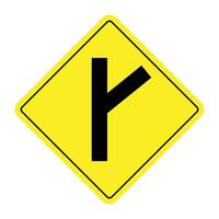 The Illustration of Side Road Diagonal vector