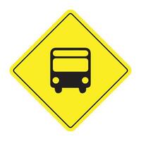 The Illustration of Bus Track vector