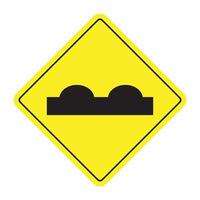 The Illustration of Poor Road Surface Ahead vector