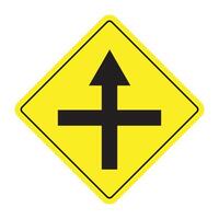 The Illustration of Crossroad from Left and Right vector