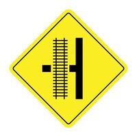 The Illustration of Railway Crossroad vector