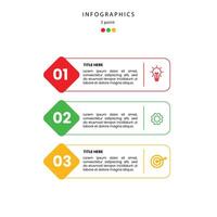infographics template with four steps and arrows vector