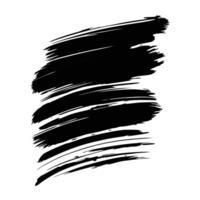 Jagged Edge Brush Stroke Set vector