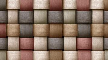 Woven Jute Pattern Background in Soft Earth Tones photo