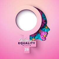 Women's Equality Day graphic design vector