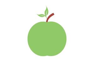organic apples. Ecology Symbol Illustration. vector