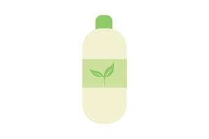Environmentally friendly bottle. Ecology symbol Illustration vector