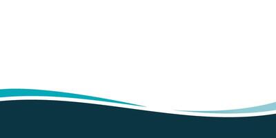 Abstract wave footers background illustration. vector
