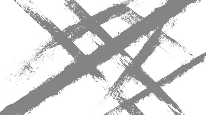 Abstract grunge texture with high-contrast black and white brush strokes. Modern background illustration with rough pattern.