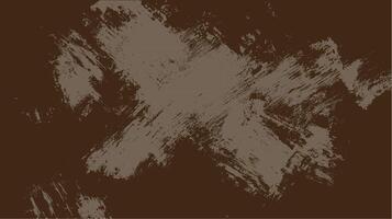 Abstract grunge texture with chaotic brush strokes and rough distressed details. Black and white background illustration with artistic vintage design. vector