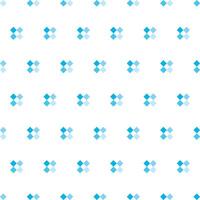 Repeating Blue Diamond Shapes on White Surface vector