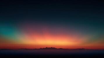 The Ghostly Green Flash During a Desert Sunset photo