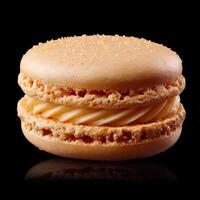 An Elegant Stack Of Colorful French Macarons photo